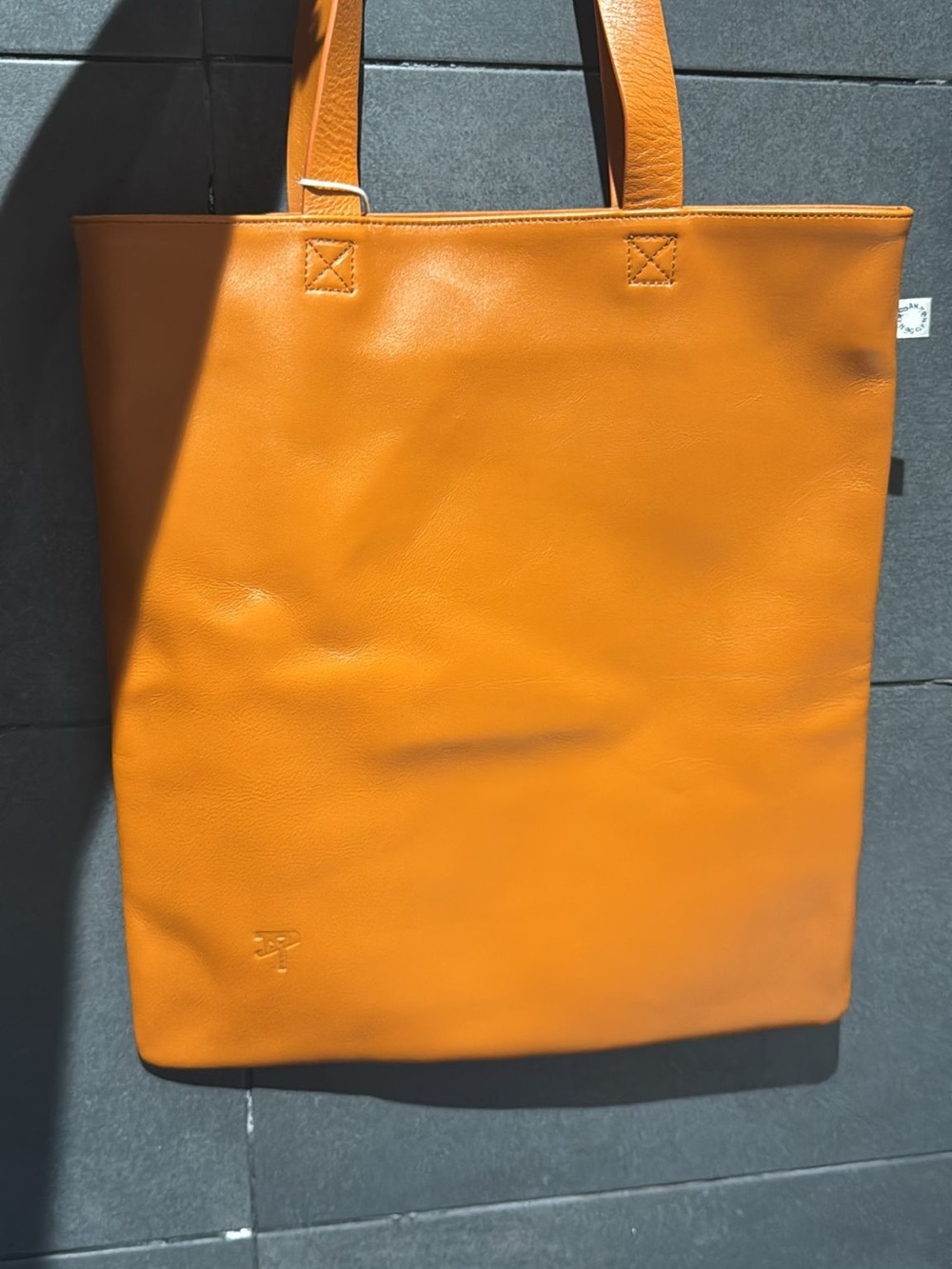 Zara ft Benito Antonio Bad Bunny Leather Tote in Cognac Brown Limited Edition - Picture 9 of 11